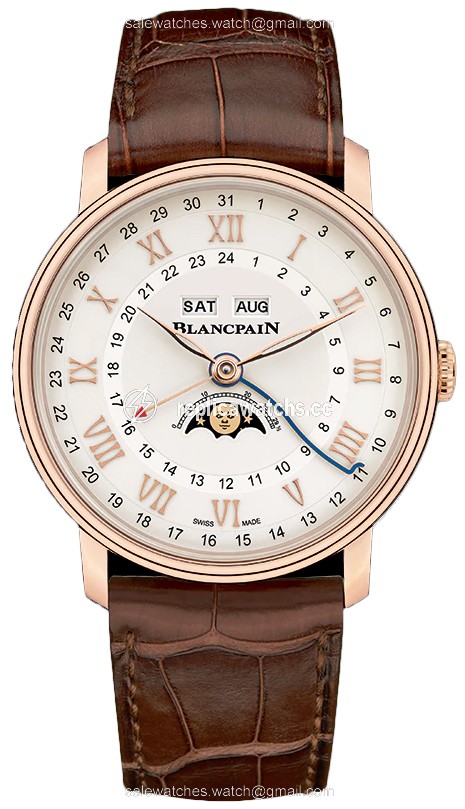 Replica 6676-3642-55b Blancpain Villeret Moonphase Complete Calendar GMT 40mm Mens Watch Replica 6676-3642-55b Blancpain Villeret Moonphase Complete Calendar GMT 40mm Mens Watch