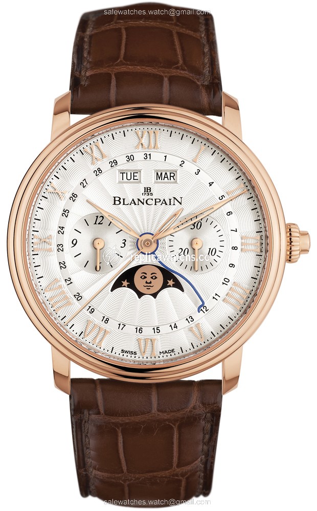 Replica 6685-3642-55b Blancpain Villeret Single Pusher Chronograph Complete Calendar Mens Watch Replica 6685-3642-55b Blancpain Villeret Single Pusher Chronograph Complete Calendar Mens Watch