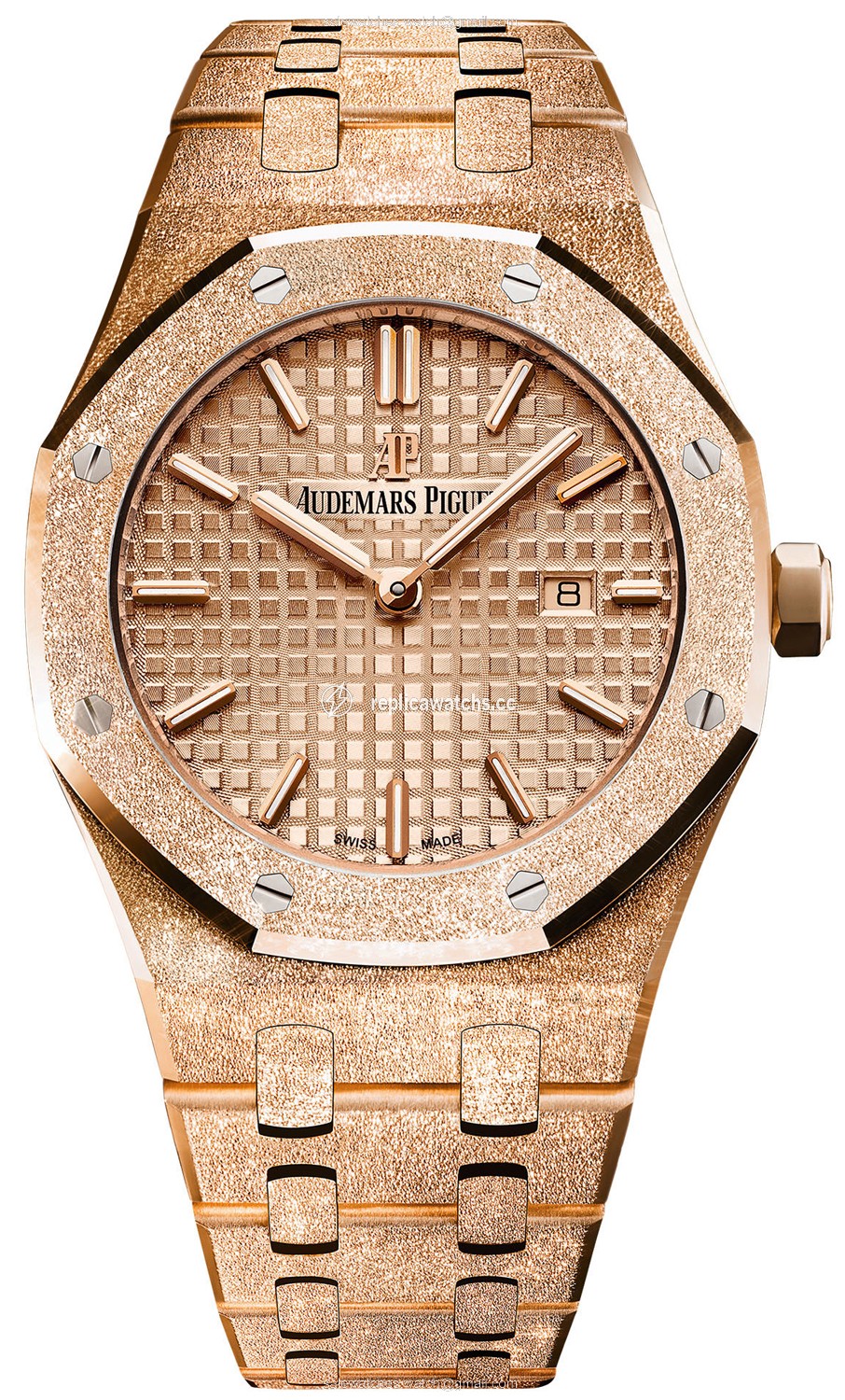 Replica 67653or.gg.1263or.02 Frosted Gold Audemars Piguet Royal Oak Quartz 33mm Ladies Watch Replica 67653or.gg.1263or.02 Frosted Gold Audemars Piguet Royal Oak Quartz 33mm Ladies Watch