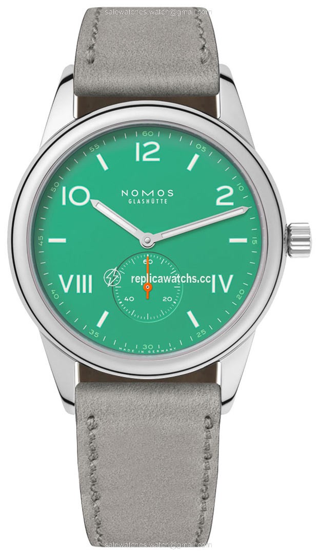 Replica 726 Electric Green Nomos Glashutte Club 38 Campus 38.5mm Mens Watch Replica 726 Electric Green Nomos Glashutte Club 38 Campus 38.5mm Mens Watch