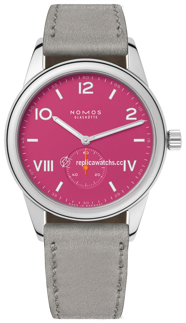 Replica 728 Deep Pink Nomos Glashutte Club 38 Campus 38.5mm Mens Watch Replica 728 Deep Pink Nomos Glashutte Club 38 Campus 38.5mm Mens Watch