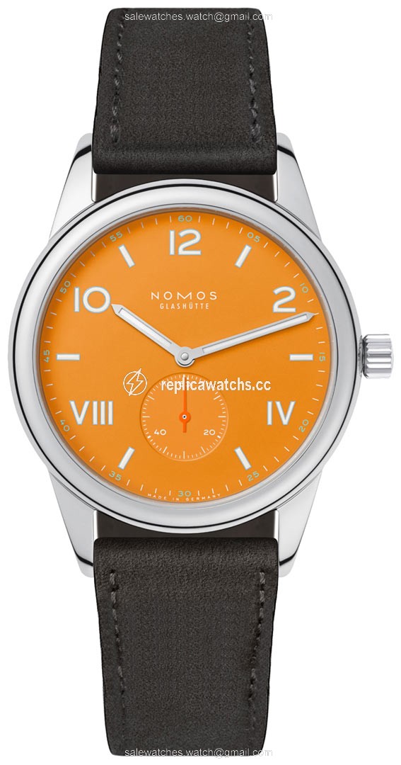 Replica 729 Future Orange Nomos Glashutte Club 38 Campus 38.5mm Mens Watch Replica 729 Future Orange Nomos Glashutte Club 38 Campus 38.5mm Mens Watch