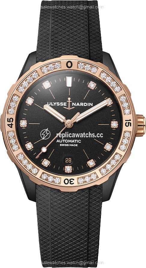 Replica 8165-182B-3/BLACK Ulysse Nardin Lady Diver 39mm Ladies Watch Replica 8165-182B-3/BLACK Ulysse Nardin Lady Diver 39mm Ladies Watch