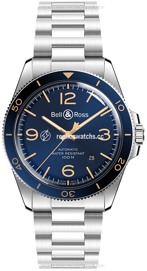 Replica BRV292-BU-G-ST/SST Aeronavale Bell & Ross BR V2-92 Mens Watch Replica BRV292-BU-G-ST/SST Aeronavale Bell & Ross BR V2-92 Mens Watch
