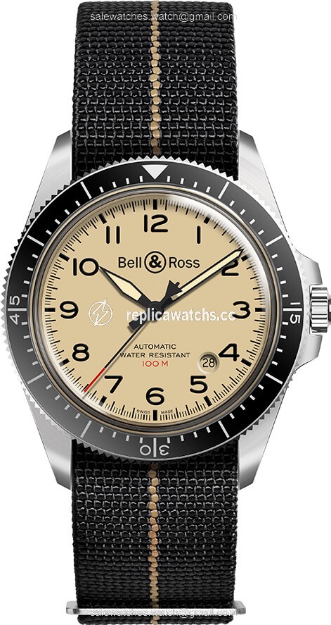 Replica BRV292-BEI-ST/SF Military Beige Bell & Ross BR V2-92 Mens Watch Replica BRV292-BEI-ST/SF Military Beige Bell & Ross BR V2-92 Mens Watch