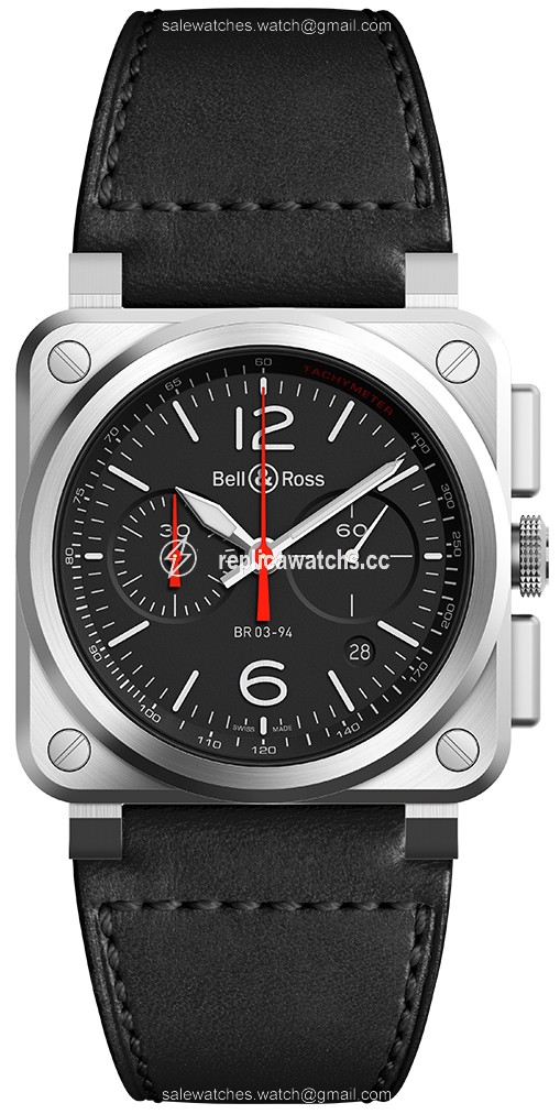 Replica BR0394-BLC-ST/SCA BR 03-94 Black Steel Bell & Ross BR03-94 Chronograph 42mm Mens Watch Replica BR0394-BLC-ST/SCA BR 03-94 Black Steel Bell & Ross BR03-94 Chronograph 42mm Mens Watch