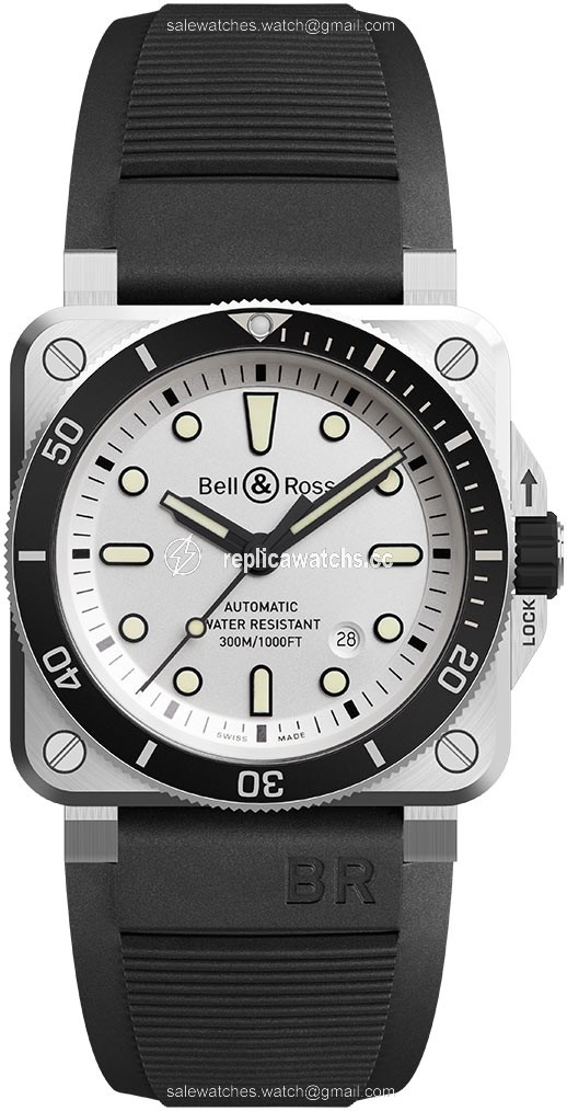Replica BR0392-D-WH-ST/SRB Diver Bell & Ross BR03-92 Diver 42mm Mens Watch Replica BR0392-D-WH-ST/SRB Diver Bell & Ross BR03-92 Diver 42mm Mens Watch