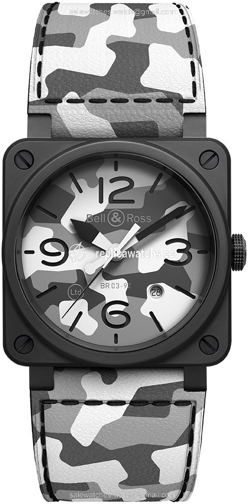 Replica BR0392-CG-CE/SCA White Camo Bell & Ross BR03-92 Automatic 42mm Mens Watch Replica BR0392-CG-CE/SCA White Camo Bell & Ross BR03-92 Automatic 42mm Mens Watch
