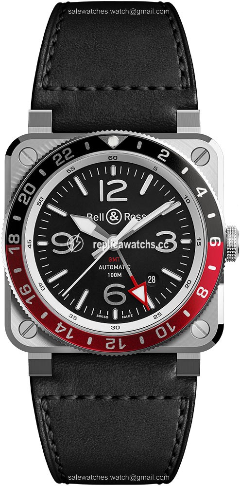 Replica BR0393-BL-ST/SCA Bell & Ross BR03 GMT 42mm Mens Watch Replica BR0393-BL-ST/SCA Bell & Ross BR03 GMT 42mm Mens Watch