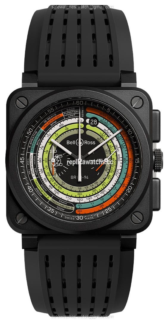 Replica BR0394-SW-CE/SRB Multimeter Bell & Ross BR03-94 Chronograph 42mm Mens Watch Replica BR0394-SW-CE/SRB Multimeter Bell & Ross BR03-94 Chronograph 42mm Mens Watch