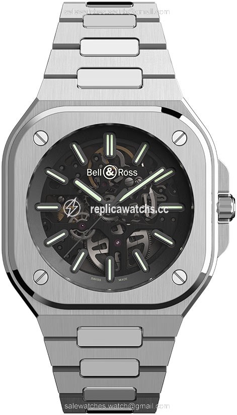 Replica BR05A-BL-SK-ST/SST SKELETON NIGHTLUM Bell & Ross BR 05 Automatic 40mm Mens Watch Replica BR05A-BL-SK-ST/SST SKELETON NIGHTLUM Bell & Ross BR 05 Automatic 40mm Mens Watch