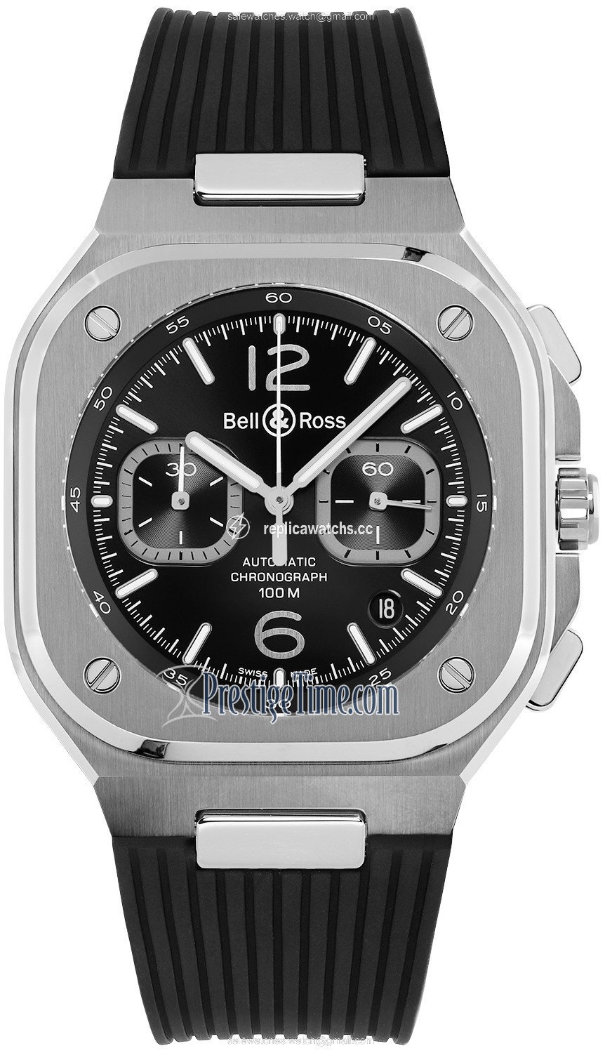 Replica BR05C-BL-ST/SRB Bell & Ross BR 05 Chronograph 42mm Mens Watch Replica BR05C-BL-ST/SRB Bell & Ross BR 05 Chronograph 42mm Mens Watch