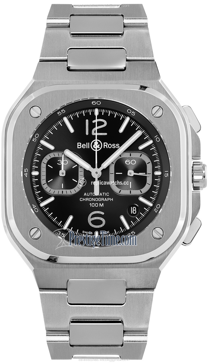 Replica BR05C-BL-ST/SST Bell & Ross BR 05 Chronograph 42mm Mens Watch Replica BR05C-BL-ST/SST Bell & Ross BR 05 Chronograph 42mm Mens Watch