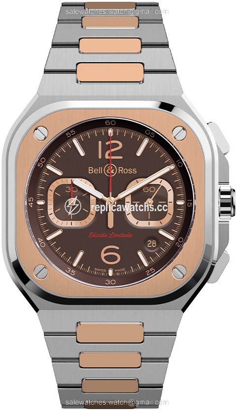 Replica BR05C-LDA/SSG Bell & Ross BR 05 Chronograph 42mm Mens Watch Replica BR05C-LDA/SSG Bell & Ross BR 05 Chronograph 42mm Mens Watch