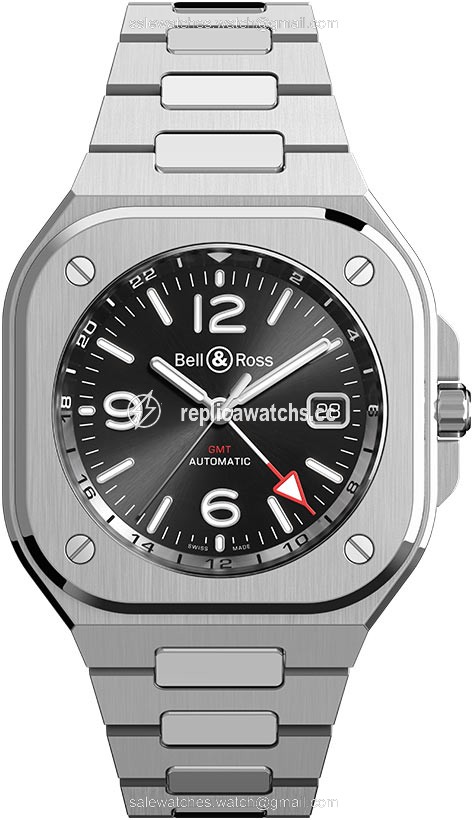Replica BR05G-BL-ST/SST Bell & Ross BR 05 GMT 41mm Mens Watch Replica BR05G-BL-ST/SST Bell & Ross BR 05 GMT 41mm Mens Watch
