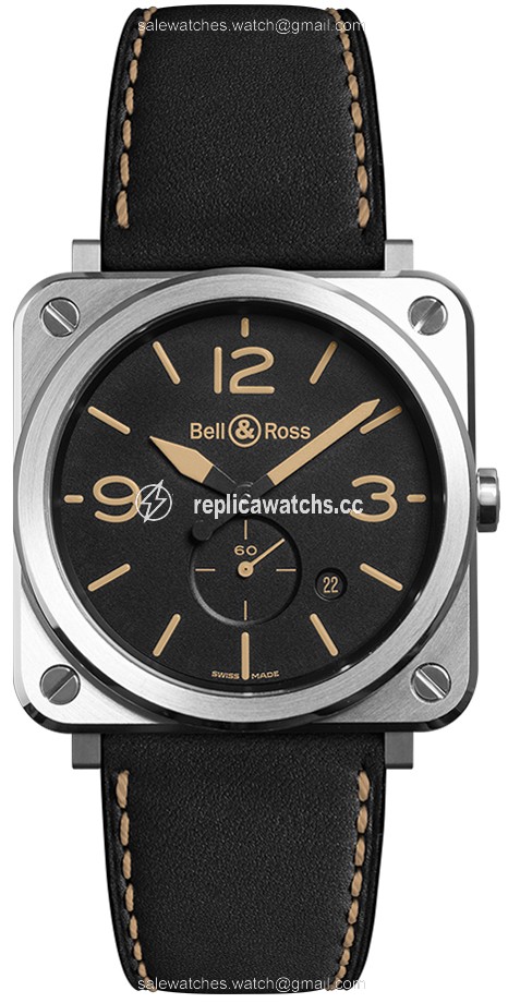 Replica BRS-HERI-ST/SCA Steel Heritage Bell & Ross BR S Quartz 39mm Midsize Watch Replica BRS-HERI-ST/SCA Steel Heritage Bell & Ross BR S Quartz 39mm Midsize Watch