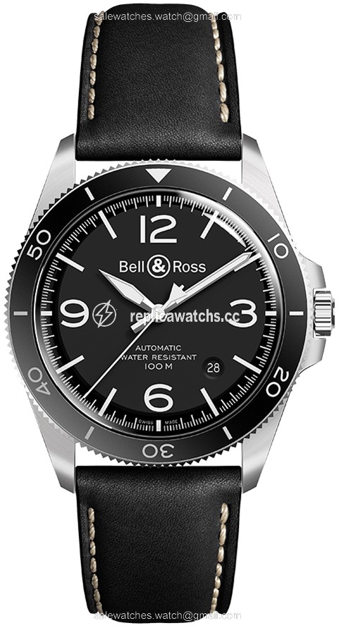 Replica BRV292-BL-ST/SCA Black Steel Bell & Ross BR V2-92 Mens Watch Replica BRV292-BL-ST/SCA Black Steel Bell & Ross BR V2-92 Mens Watch