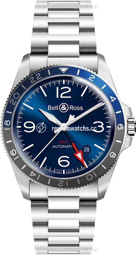 Replica BRV293-BLU-ST/SST Bell & Ross BR V2-93 GMT Mens Watch Replica BRV293-BLU-ST/SST Bell & Ross BR V2-93 GMT Mens Watch