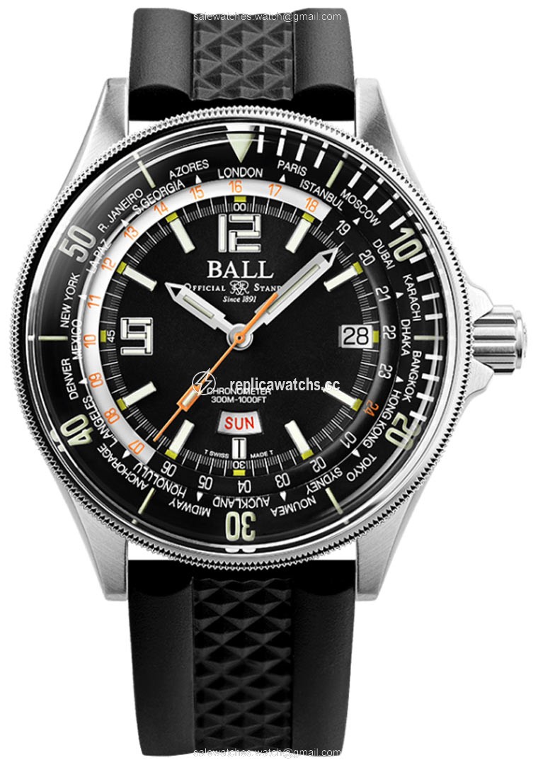 Replica DG2232A-PC-BK Ball Watch Engineer Master II Diver Worldtime 42mm Mens Watch Replica DG2232A-PC-BK Ball Watch Engineer Master II Diver Worldtime 42mm Mens Watch