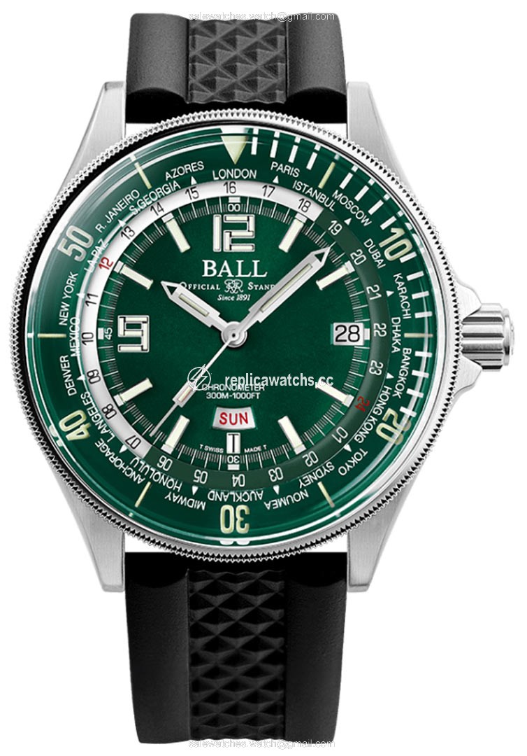 Replica DG2232A-PC-GR Ball Watch Engineer Master II Diver Worldtime 42mm Mens Watch Replica DG2232A-PC-GR Ball Watch Engineer Master II Diver Worldtime 42mm Mens Watch
