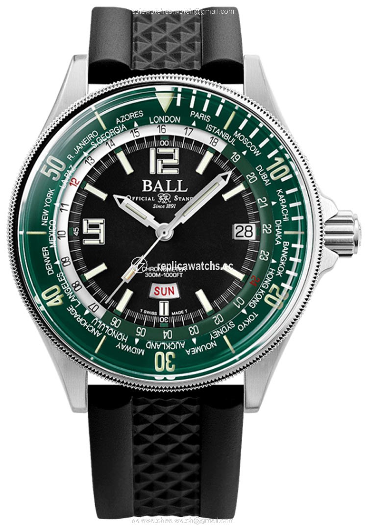 Replica DG2232A-PC-GRBK Ball Watch Engineer Master II Diver Worldtime 42mm Mens Watch Replica DG2232A-PC-GRBK Ball Watch Engineer Master II Diver Worldtime 42mm Mens Watch
