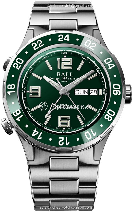 Replica DG3030B-S5C-GR Ball Watch Roadmaster Marine GMT 40mm Mens Watch Replica DG3030B-S5C-GR Ball Watch Roadmaster Marine GMT 40mm Mens Watch