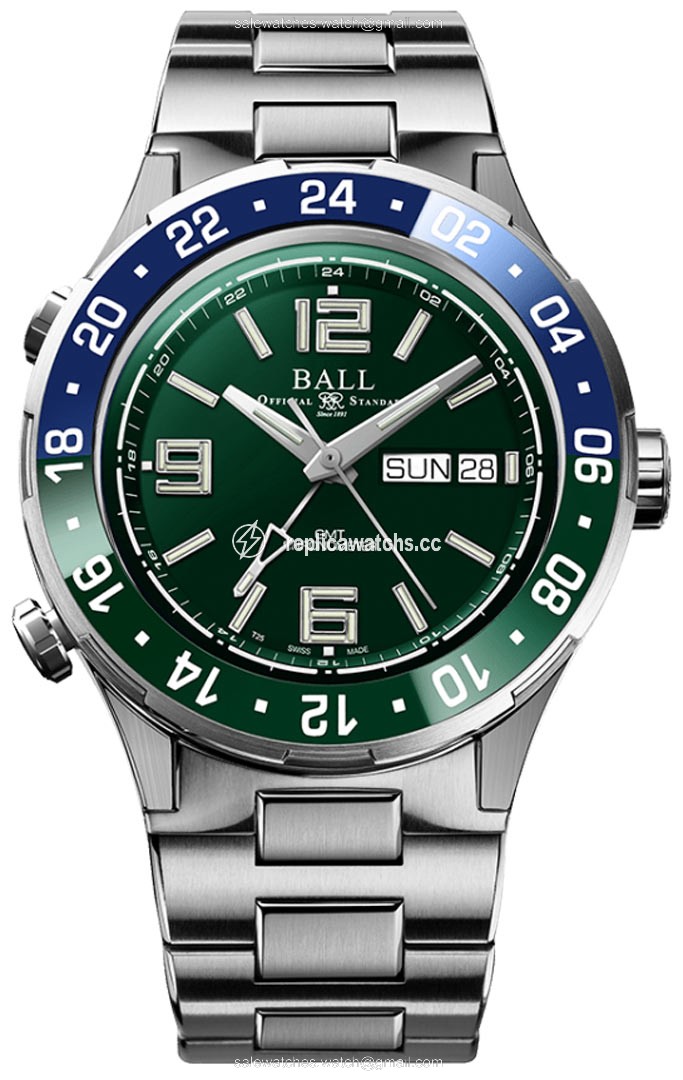 Replica DG3030B-S9CJ-GR Ball Watch Roadmaster Marine GMT 40mm Mens Watch Replica DG3030B-S9CJ-GR Ball Watch Roadmaster Marine GMT 40mm Mens Watch