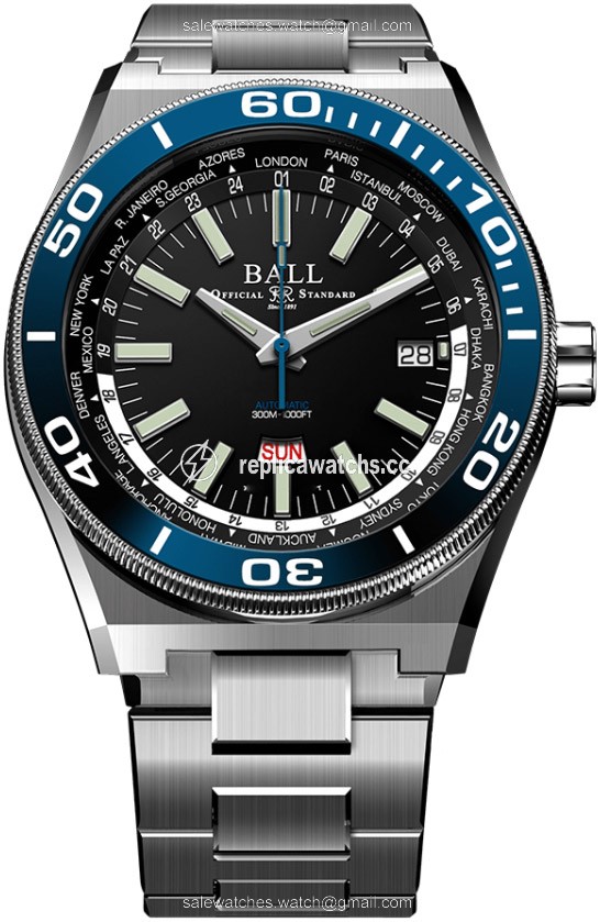Replica DG3032A-S-BKBE Ball Watch Roadmaster Worldtime 42mm Mens Watch Replica DG3032A-S-BKBE Ball Watch Roadmaster Worldtime 42mm Mens Watch