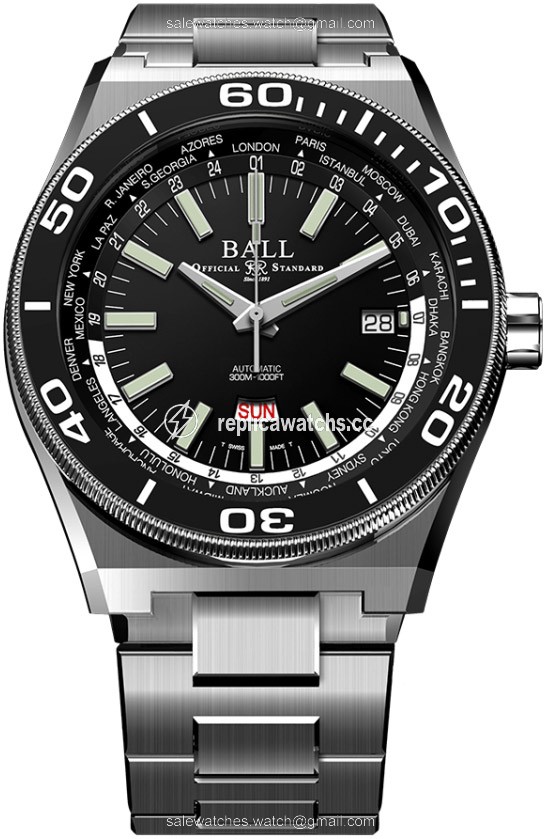 Replica DG3032A-S-BKBK Ball Watch Roadmaster Worldtime 42mm Mens Watch Replica DG3032A-S-BKBK Ball Watch Roadmaster Worldtime 42mm Mens Watch
