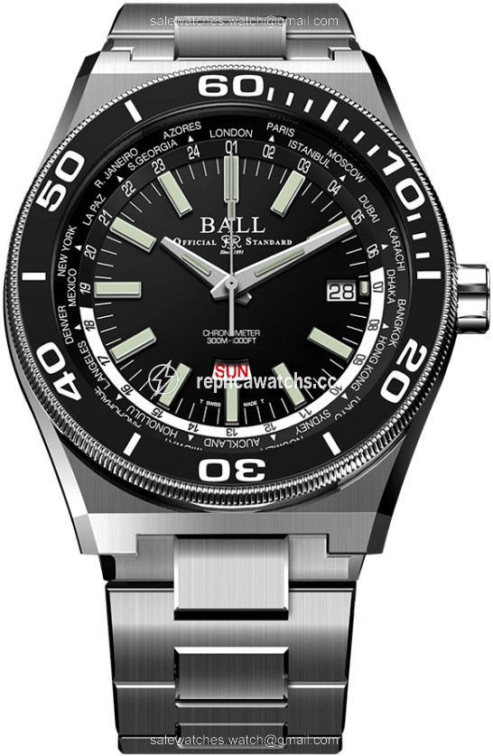Replica DG3032A-SC-BKBK COSC Certified Ball Watch Roadmaster Worldtime 42mm Mens Watch Replica DG3032A-SC-BKBK COSC Certified Ball Watch Roadmaster Worldtime 42mm Mens Watch