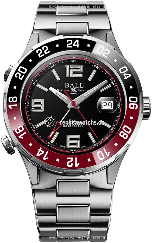 Replica DG3038A-S1C-BK Ball Watch Roadmaster Pilot GMT 40mm Mens Watch Replica DG3038A-S1C-BK Ball Watch Roadmaster Pilot GMT 40mm Mens Watch