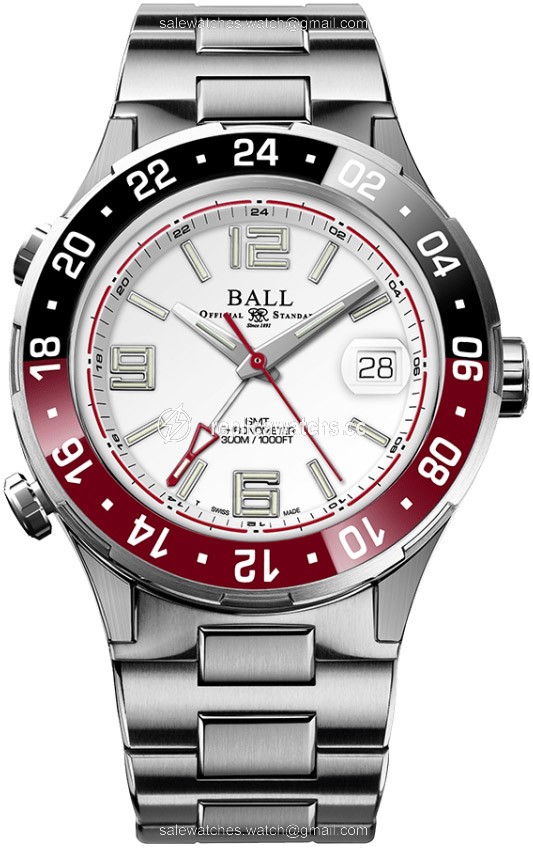 Replica DG3038A-S1C-WH Ball Watch Roadmaster Pilot GMT 40mm Mens Watch Replica DG3038A-S1C-WH Ball Watch Roadmaster Pilot GMT 40mm Mens Watch
