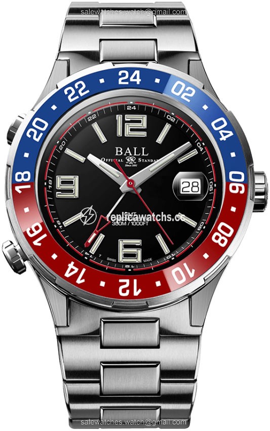 Replica DG3038A-S2C-BK Ball Watch Roadmaster Pilot GMT 40mm Mens Watch Replica DG3038A-S2C-BK Ball Watch Roadmaster Pilot GMT 40mm Mens Watch