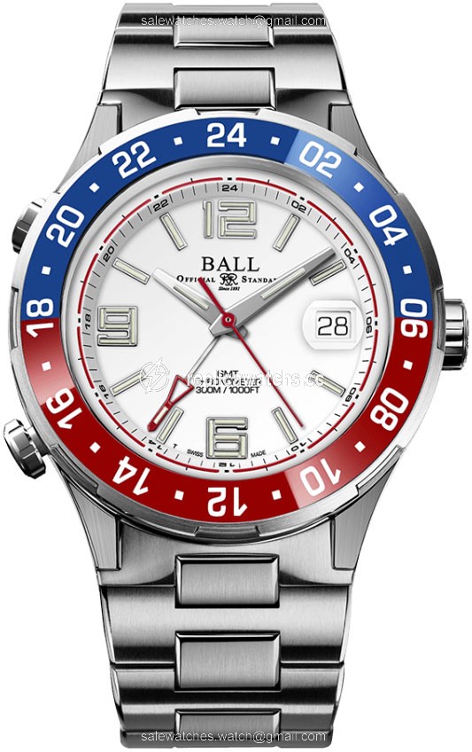 Replica DG3038A-S2C-WH Ball Watch Roadmaster Pilot GMT 40mm Mens Watch Replica DG3038A-S2C-WH Ball Watch Roadmaster Pilot GMT 40mm Mens Watch