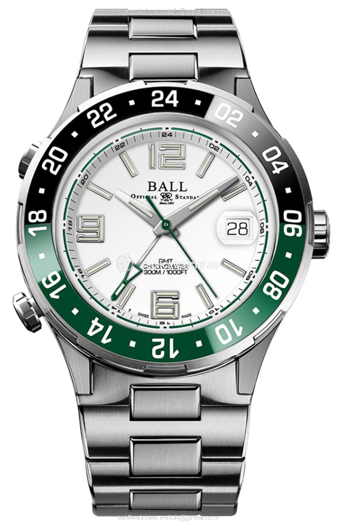 Replica DG3038A-S3C-WH Ball Watch Roadmaster Pilot GMT 40mm Mens Watch Replica DG3038A-S3C-WH Ball Watch Roadmaster Pilot GMT 40mm Mens Watch