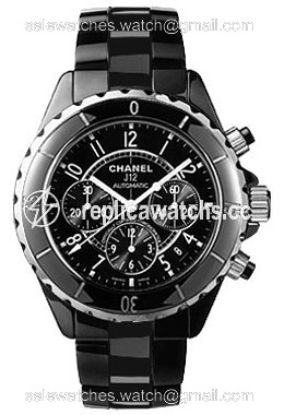 Replica Chanel J12 Black Classics - H0940 Replica Chanel J12 Black Classics - H0940