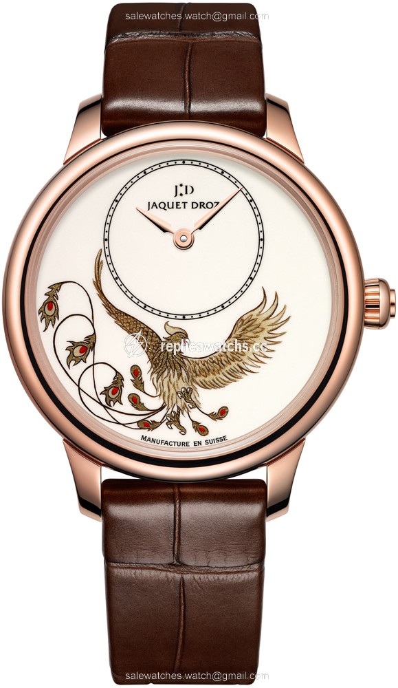 Replica j005003201 PHOENIX Jaquet Droz Les Ateliers d'Art Petite Heure Minute Enamel Painting 35mm Ladies Watch Replica j005003201 PHOENIX Jaquet Droz Les Ateliers d'Art Petite Heure Minute Enamel Painting 35mm Ladies Watch