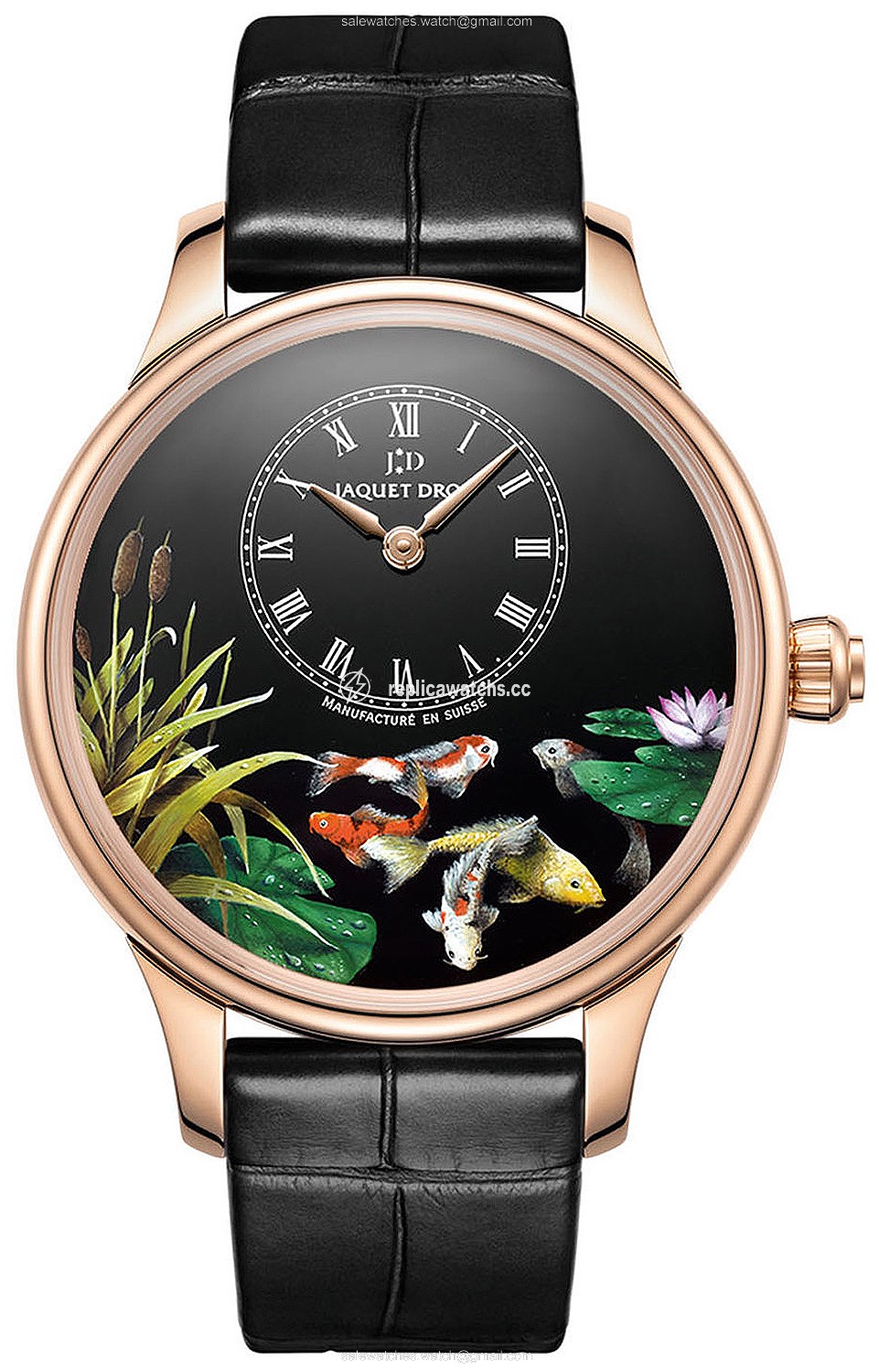 Replica j005013218 CARPS Jaquet Droz Les Ateliers d'Art Petite Heure Minute Enamel Painting 39mm Ladies Watch Replica j005013218 CARPS Jaquet Droz Les Ateliers d'Art Petite Heure Minute Enamel Painting 39mm Ladies Watch