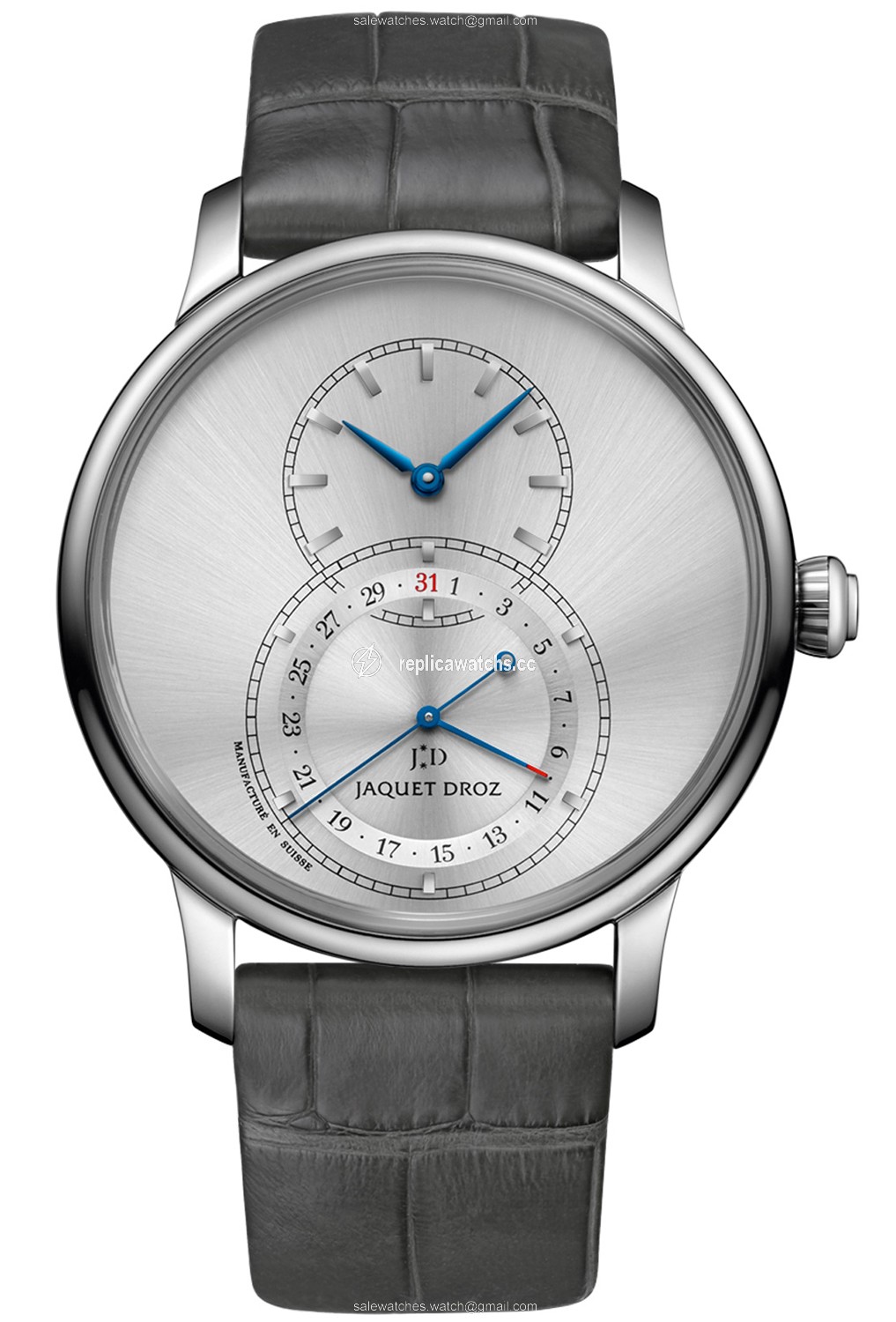 Replica j007030247 Jaquet Droz Grande Seconde Quantieme 43mm Mens Watch Replica j007030247 Jaquet Droz Grande Seconde Quantieme 43mm Mens Watch