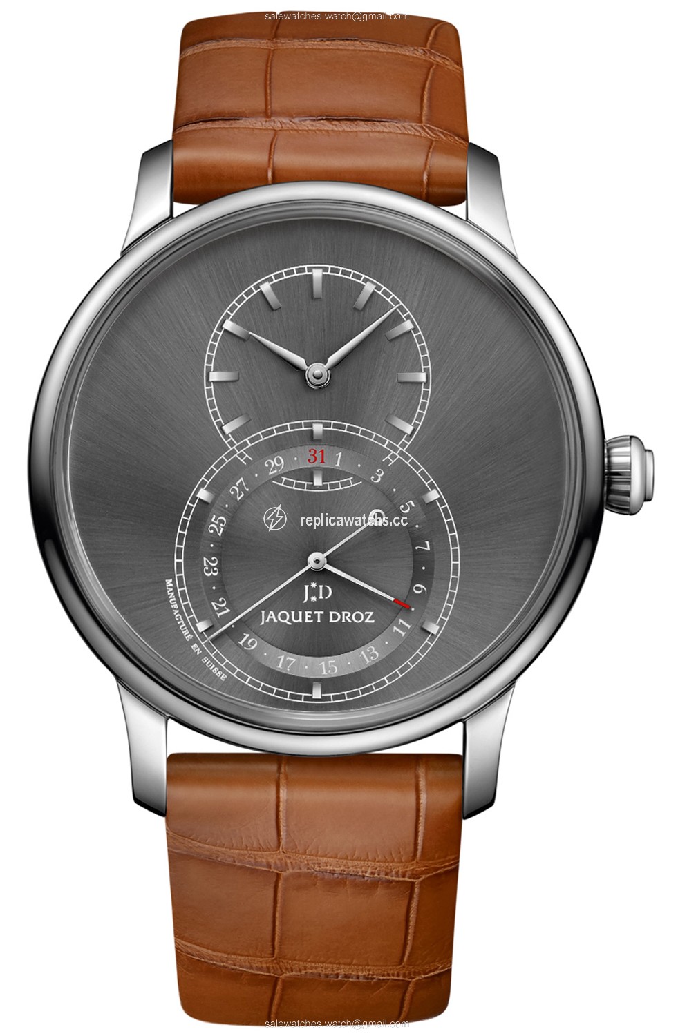 Replica j007030248 Jaquet Droz Grande Seconde Quantieme 43mm Mens Watch Replica j007030248 Jaquet Droz Grande Seconde Quantieme 43mm Mens Watch