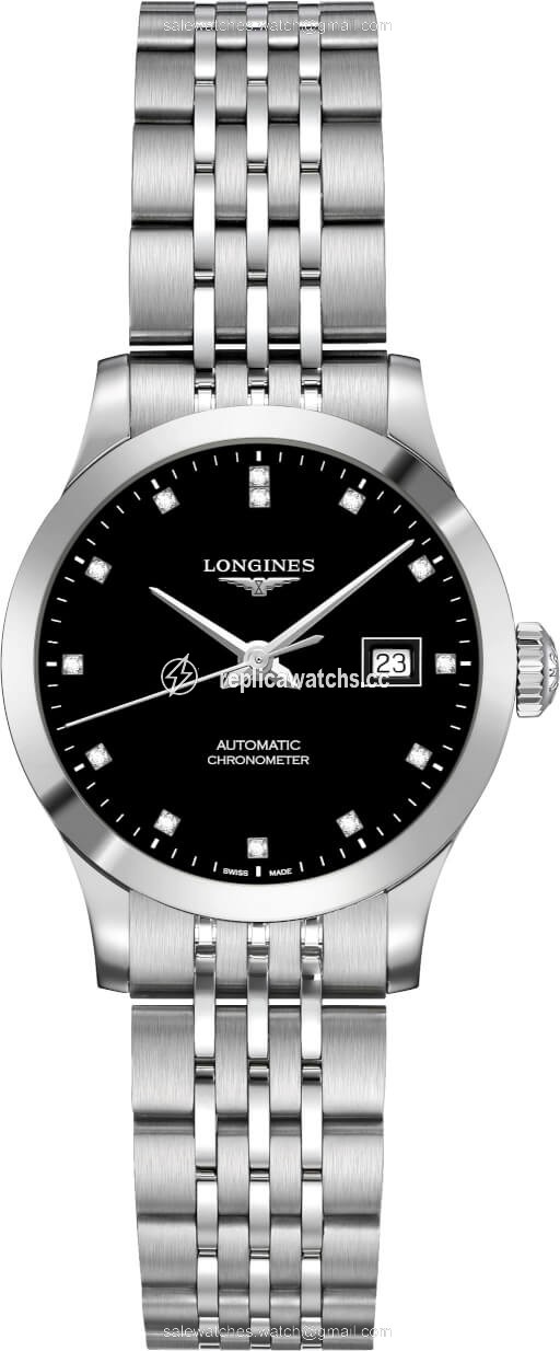 Replica L2.321.4.57.6 L23214576 Longines Record 30mm Ladies Watch Replica L2.321.4.57.6 L23214576 Longines Record 30mm Ladies Watch