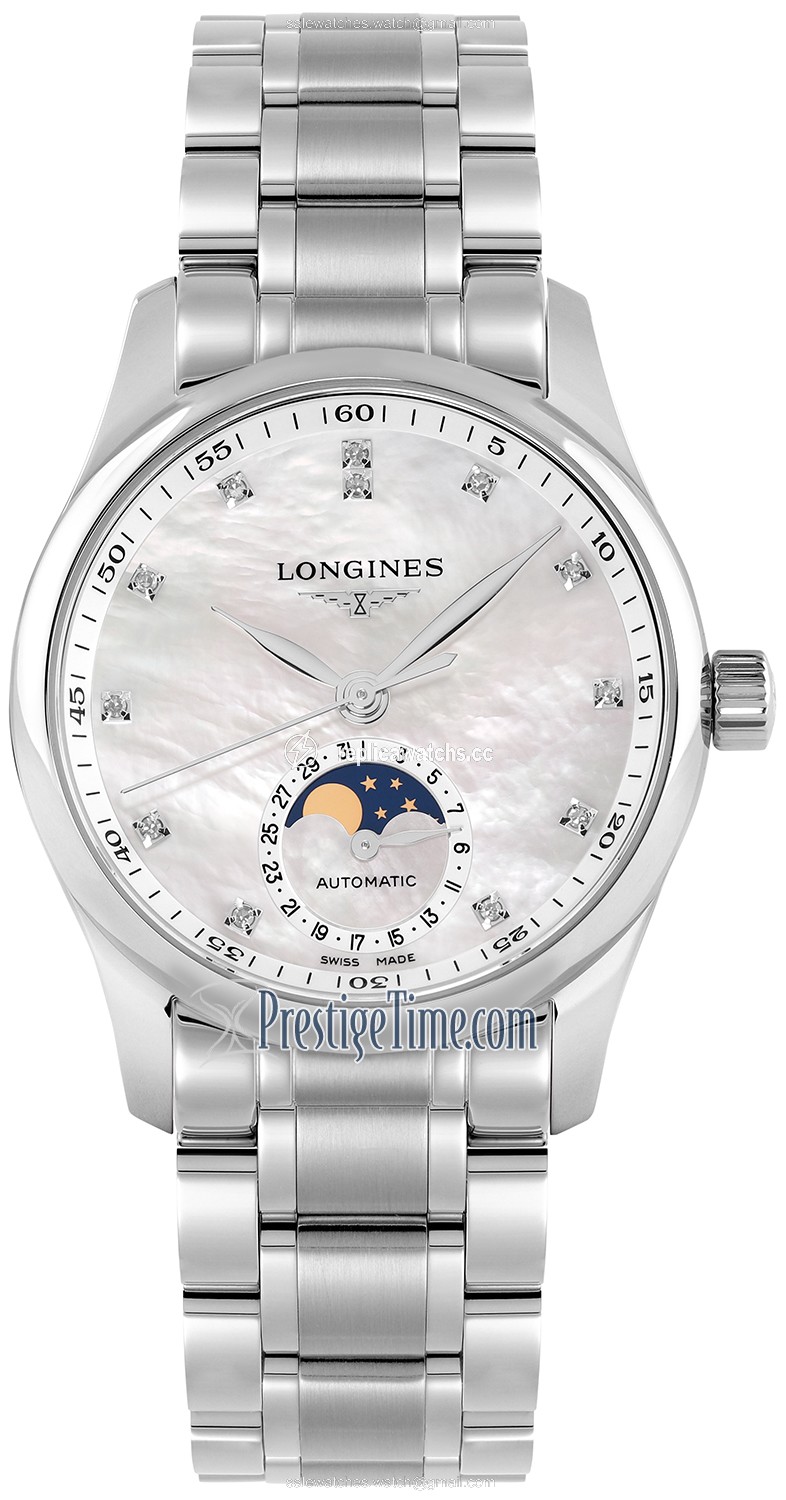 Replica L2.409.4.87.6 L24094876 Longines Master Automatic Moonphase 34mm Ladies Watch Replica L2.409.4.87.6 L24094876 Longines Master Automatic Moonphase 34mm Ladies Watch
