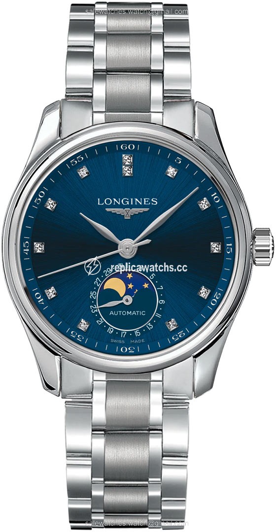 Replica L2.409.4.97.6 L24094976 Longines Master Automatic Moonphase 34mm Ladies Watch Replica L2.409.4.97.6 L24094976 Longines Master Automatic Moonphase 34mm Ladies Watch