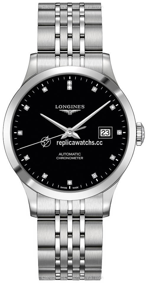Replica L2.820.4.57.6 L28204576 Longines Record 38.5mm Midsize Watch Replica L2.820.4.57.6 L28204576 Longines Record 38.5mm Midsize Watch