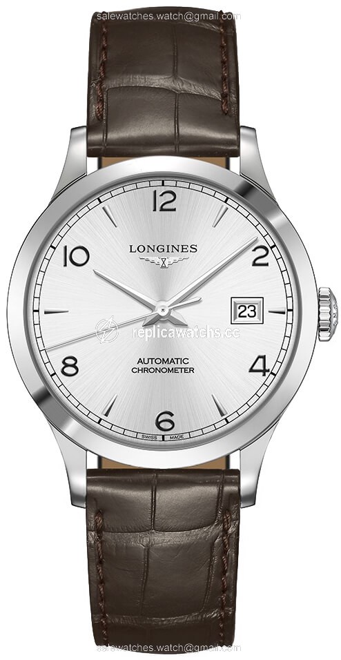 Replica L2.820.4.76.2 L28204762 Longines Record 38.5mm Midsize Watch Replica L2.820.4.76.2 L28204762 Longines Record 38.5mm Midsize Watch