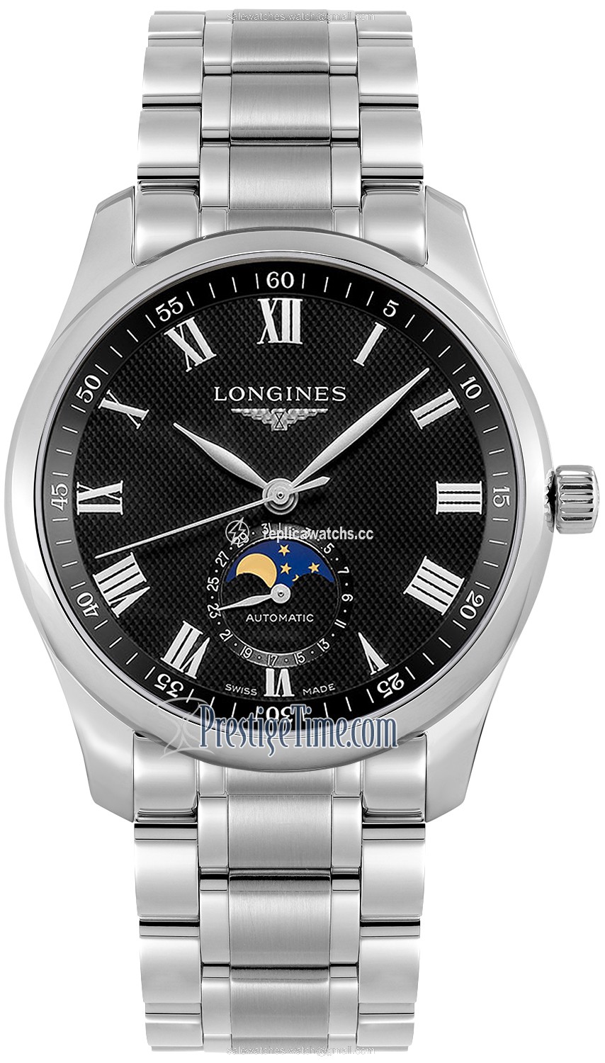 Replica L2.909.4.51.6 L29094516 Longines Master Moonphase Automatic 40mm Mens Watch Replica L2.909.4.51.6 L29094516 Longines Master Moonphase Automatic 40mm Mens Watch