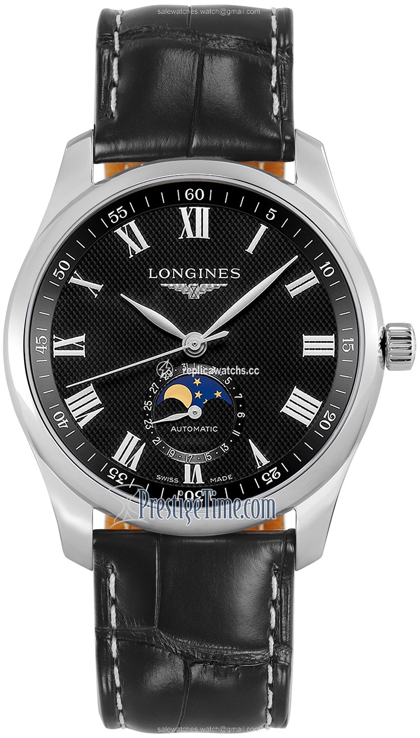 Replica L2.909.4.51.7 L29094517 Longines Master Moonphase Automatic 40mm Mens Watch Replica L2.909.4.51.7 L29094517 Longines Master Moonphase Automatic 40mm Mens Watch