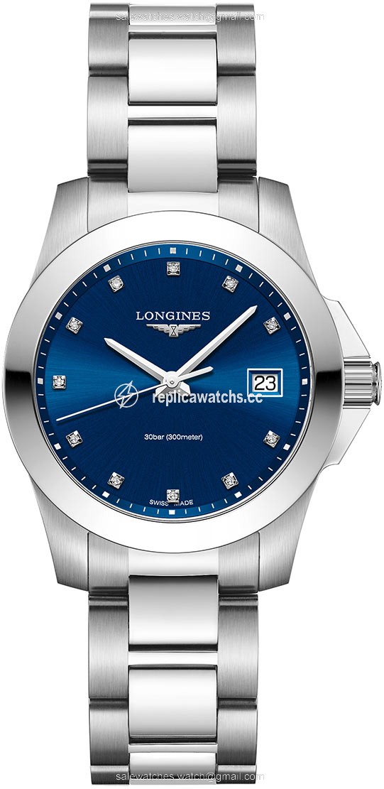 Replica L3.377.4.97.6 L33774976 Longines Conquest Quartz 34mm Ladies Watch Replica L3.377.4.97.6 L33774976 Longines Conquest Quartz 34mm Ladies Watch