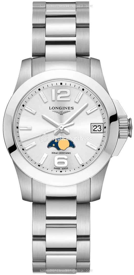 Replica L3.380.4.76.6 L33804766 Longines Conquest Quartz Ladies 29.5mm Ladies Watch Replica L3.380.4.76.6 L33804766 Longines Conquest Quartz Ladies 29.5mm Ladies Watch