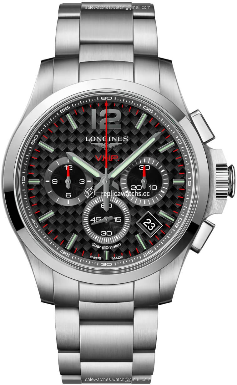 Replica L3.717.4.66.6 L37174666 Longines Conquest V.H.P. Chronograph 42mm Mens Watch Replica L3.717.4.66.6 L37174666 Longines Conquest V.H.P. Chronograph 42mm Mens Watch